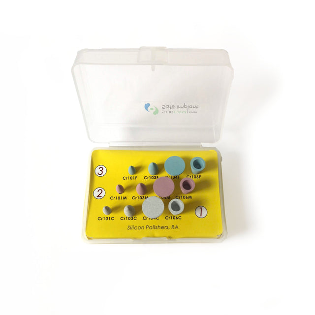 Kit 12 fraises de polissage porcelaine/dents naturelles - ootopfti.com