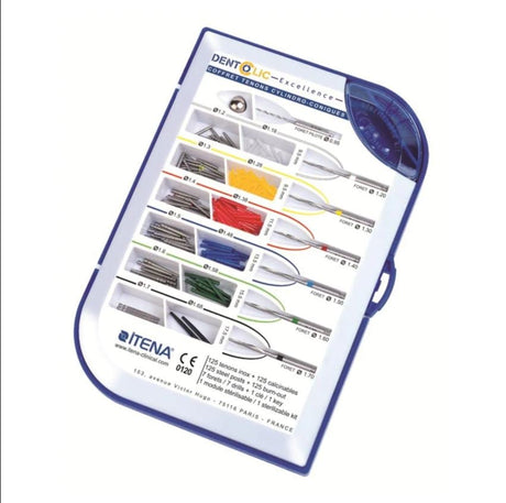 Coffret Excellence - Tenons et clavettes cylindro-coniques - DENTOCLIC ITENA - ootopfti.com