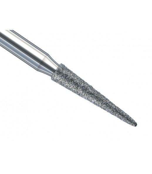 5 fraises de diamant cône pointu long - gros grain (Schmidt) FG bague noire - ootopfti.com