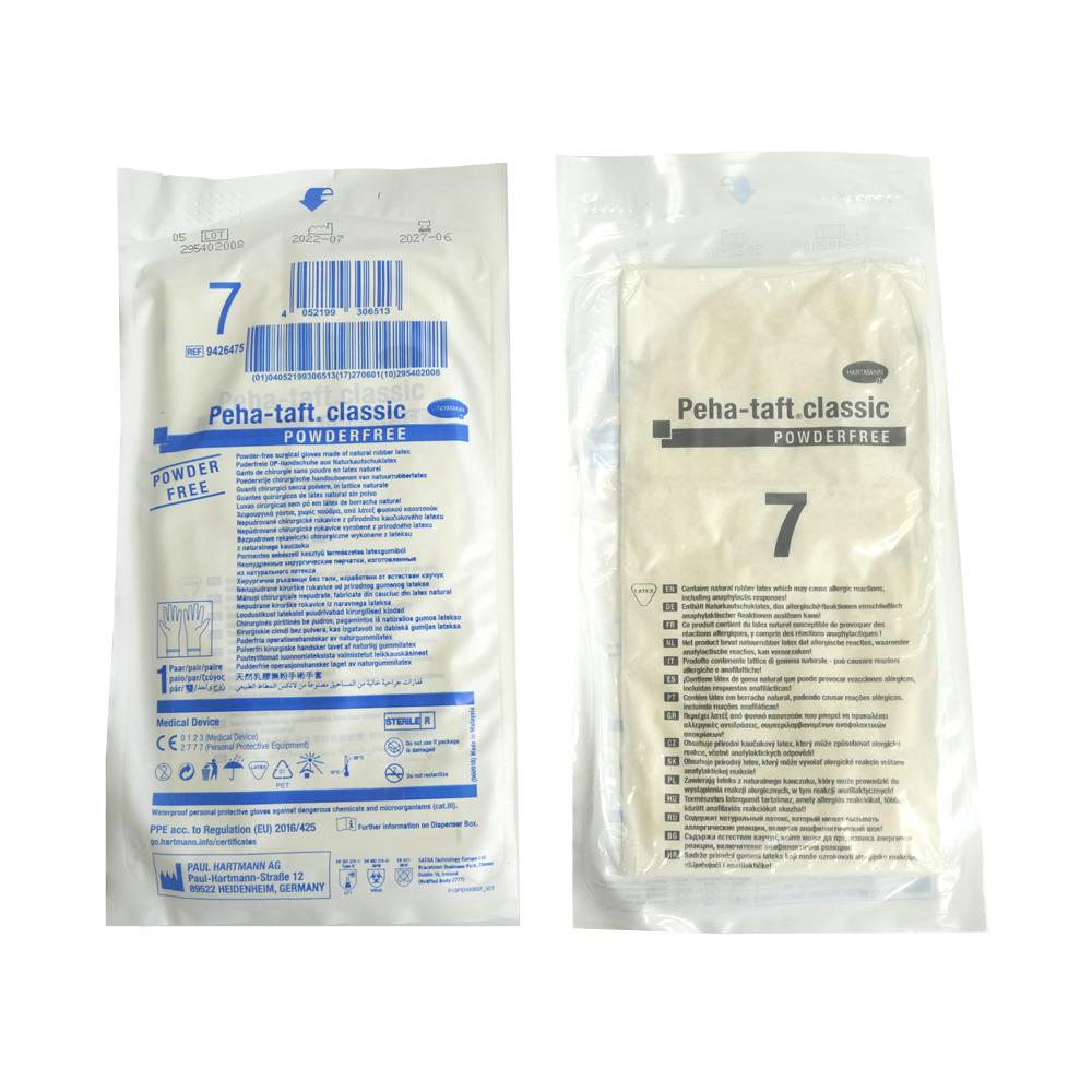 Gants Chirurgie sans Poudre en Latex Naturel | Peha taft Hartmann - ootopfti.com