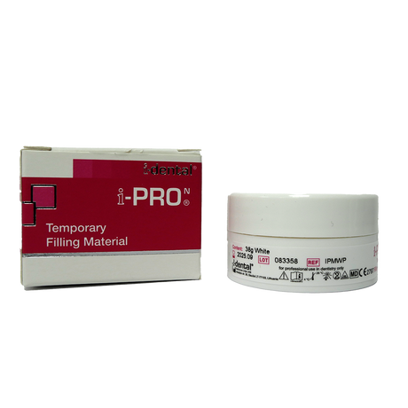 L'I-PRO N est une solution professionnelle pour l'obturation temporaire des caries dentaires, spécialement conçue pour le remplissage temporaire des cavités dentaires et le scellement provisoire des couronnes. Sa formulation avancée répond aux normes élevées de la dentisterie moderne, offrant une alternative fiable pour une protection temporaire.