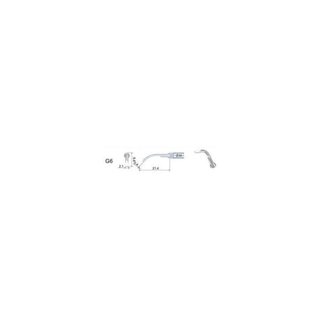 Insert GD6 compatible Satelec ultrarésistant UR - WOODPECKER - ootopfti.com