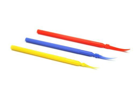 Sachet de 100 cales ou coins interdentaires sécables avec manche - ootopfti.com