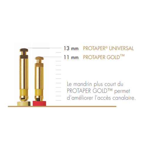 Pack de 6 limes ProTaper Gold de Dentsply Sirona - ootopfti.com