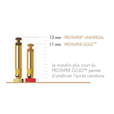 Pack de 6 limes ProTaper Gold de Dentsply Sirona - ootopfti.com