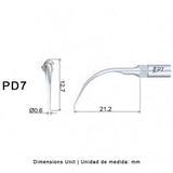 Insert PD7 compatible Satelec - WOODPECKER - ootopfti.com