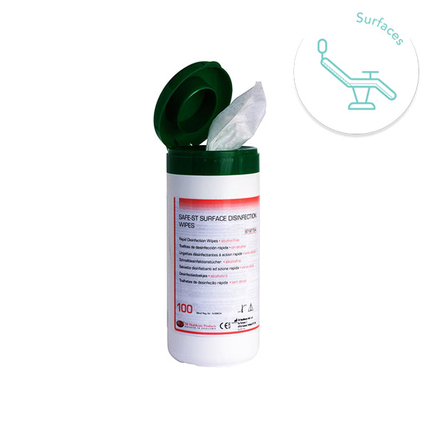 SAFE-ST SURFACES DISINFECTION WIPES Lingettes désinfectantes