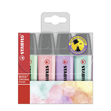 Surligneurs STABILO BOSS ORIGINAL Pastel Lot de 4 - ootopfti.com