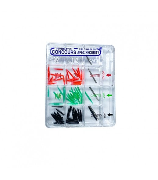 Coffret de tenons calcinables Concours - Pivomatic - ootopfti.com