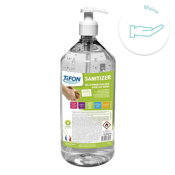 Gel hydroalcoolique 0,5l flacon | Tifon - ootopfti.com