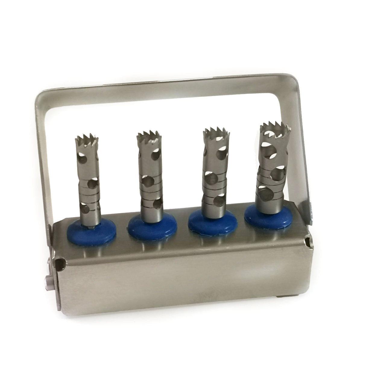 Kit 4 trépans avec son support. Profondeur totale 18 mm - ootopfti.com